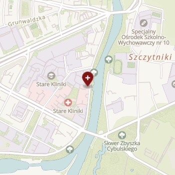 Uniwersytecki Szpital Kliniczny im. Jana Mikulicza-Radeckiego we Wrocławiu na mapie