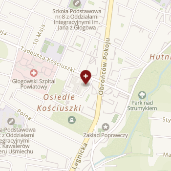 Szpital Głogowski na mapie