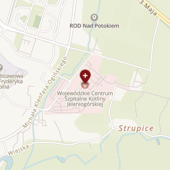 Wojewódzkie Centrum Szpitalne Kotliny Jeleniogórskiej na mapie