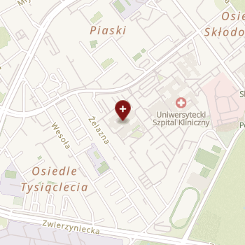 Uniwersytecki Dziecięcy Szpital Kliniczny im. L. Zamenhofa w Białymstoku na mapie