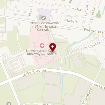 Uniwersytecki Szpital Kliniczny w Białymstoku on map