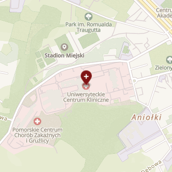 Centrum Medycyny Rodzinnej Gdańskiego Uniwersytetu Medycznego on map