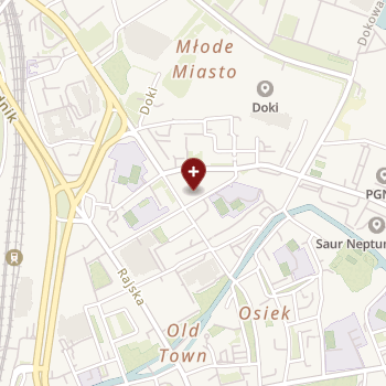 NZOZ "Przychodnia Aksamitna" on map