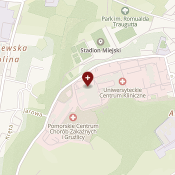 Uniwersyteckie Centrum Kliniczne na mapie