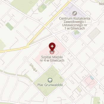 Szpital Miejski nr 4 w Gliwicach on map