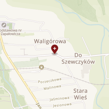 NZOZ przy Delphi w Jeleśni on map