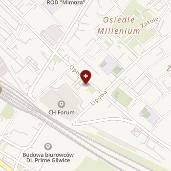 Zespół Przychodni w Gliwicach on map