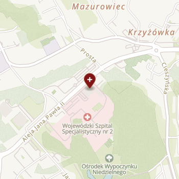 Wojewódzki Szpital Specjalistyczny nr 2 w Jastrzębiu Zdroju na mapie