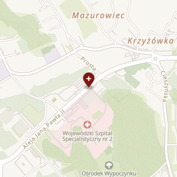 Wojewódzki Szpital Specjalistyczny nr 2 w Jastrzębiu Zdroju na mapie