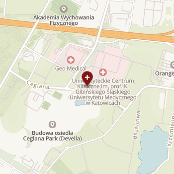 Centrum Diagnostyki i Terapii Onkologicznej Katowice na mapie