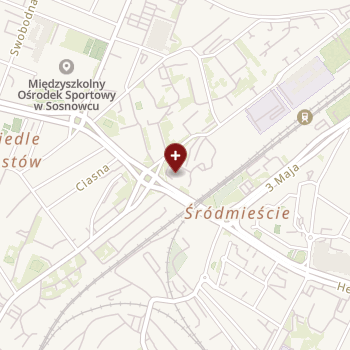 Centrum Zdrowia Dziecka i Rodziny im. Jana Pawła II w Sosnowcu on map