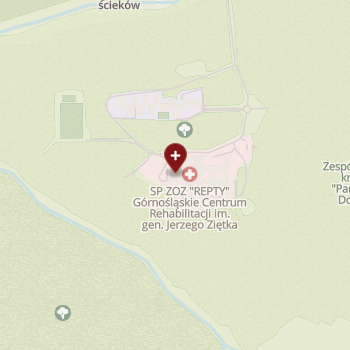 "Repty" Górnośląskie Centrum Rehabilitacji im. Gen. Jerzego Ziętka on map