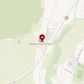 Szpital Chorób Płuc w Orzeszu on map