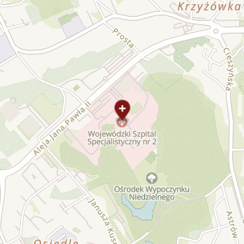 Wojewódzki Szpital Specjalistyczny nr 2 w Jastrzębiu-Zdroju on map