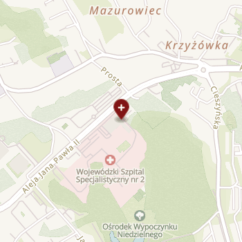 Wojewódzki Szpital Specjalistyczny nr 2 w Jastrzębiu-Zdroju on map