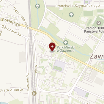 Szpital Powiatowy w Zawierciu on map