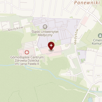 Uniwersyteckie Centrum Kliniczne im. prof. K. Gibińskiego Śląskiego Uniwersytetu Medycznego w Katowicach on map
