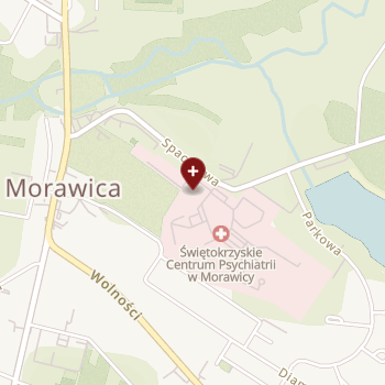 Świętokrzyskie Centrum Psychiatrii w Morawicy on map