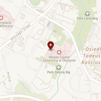 Miejski Szpital Zespolony w Olsztynie on map