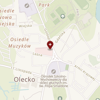 Olmedica w Olecku na mapie