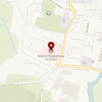SPZOZ - Szpital Powiatowy w Piszu na mapie