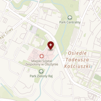 Miejski Szpital Zespolony w Olsztynie on map