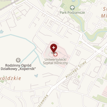 Uniwersytecki Szpital Kliniczny w Olsztynie on map