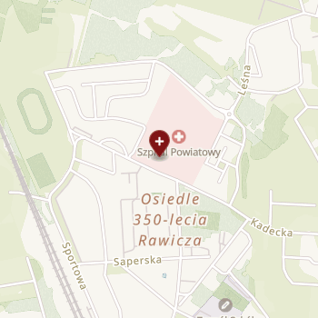 Szpital Powiatowy w Rawiczu na mapie