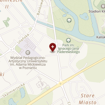 NZOZ "Poliklinika" w Kaliszu on map