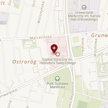 Uniwersytecki Szpital Kliniczny w Poznaniu on map