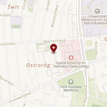 Uniwersytecki Szpital Kliniczny w Poznaniu on map