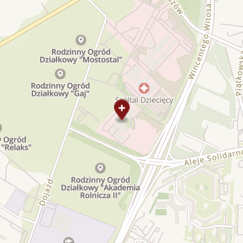 SPZOZ Ministerstwa Spraw Wewnętrznych i Administracji w Poznaniu im. prof. Ludwika Bierkowskiego on map