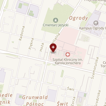 Szpital Kliniczny im. Karola Jonschera Uniwersytetu Medycznego im. Karola Marcinkowskiego w Poznaniu on map
