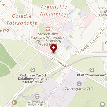 Samodzielny Publiczny Wojewódzki Szpital Zespolony w Szczecinie na mapie