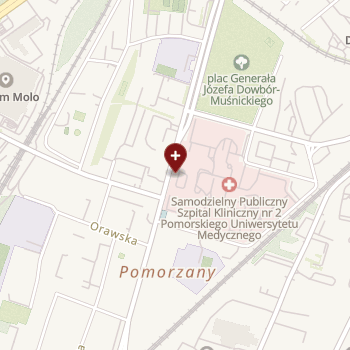 Uniwersytecki Szpital Kliniczny nr 2 Pum w Szczecinie na mapie