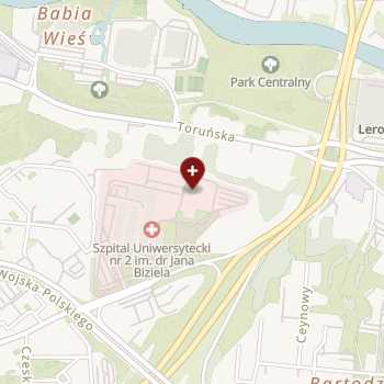 Szpital Uniwersytecki Nr 2 im. Dr Jana Biziela w Bydgoszczy on map