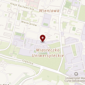 Uniwersytecki Szpital Kliniczny nr 1 w Lublinie na mapie