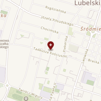 Przyzakładowa Przychodnia Rehabilitacyjna przy Spółdzielni Inwalidów "Tomspin" on map