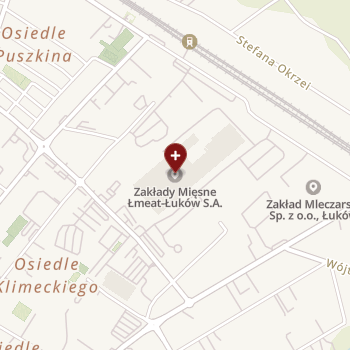 Przyzakładowa Przychodnia Medycyny Pracy przy Zakładach Mięsnych "Łmeat-Łuków" w Łukowie on map
