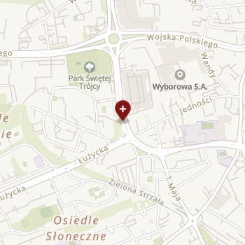 Wojewódzki Ośrodek Medycyny Pracy w Zielonej Górze on map