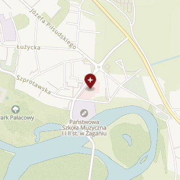 105 Kresowy Szpital Wojskowy z Przychodnią SPZOZ w Żarach na mapie