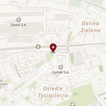 SPZOZ "Medkol" w Zielonej Górze on map