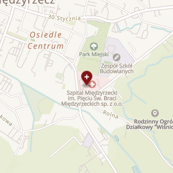 Szpital Międzyrzecki on map