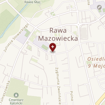 SPZOZ w Rawie Mazowieckiej na mapie