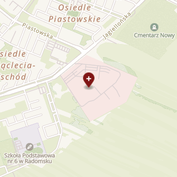 Szpital Powiatowy w Radomsku on map
