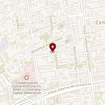 Wojewódzki Ośrodek - Centrum Ambulatoryjnych Świadczeń Zdrowotnych w Łodzi on map