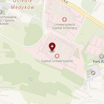 SPZOZ Szpital Uniwersytecki w Krakowie on map