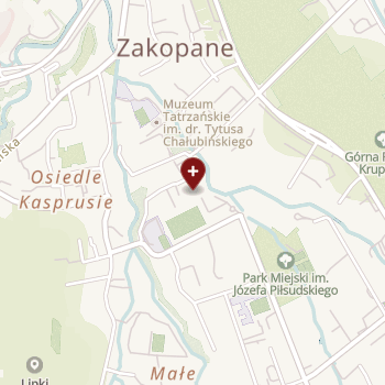 NZOZ - Zespół Medycyny Pracy przy Mazowieckiej Instytucji Gospodarki Budżetowej Mazovia z siedzibą w Zakopanem na mapie