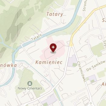 Szpital Powiatowy im. Dr Tytusa Chałubińskiego w Zakopanem na mapie