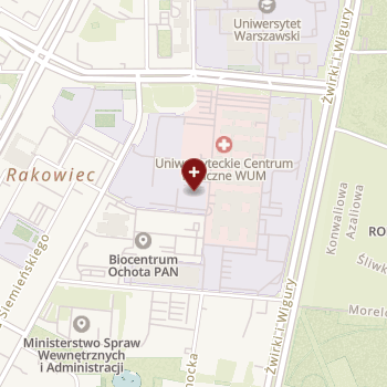 Centrum Medyczne Warszawskiego Uniwersytetu Medycznego na mapie